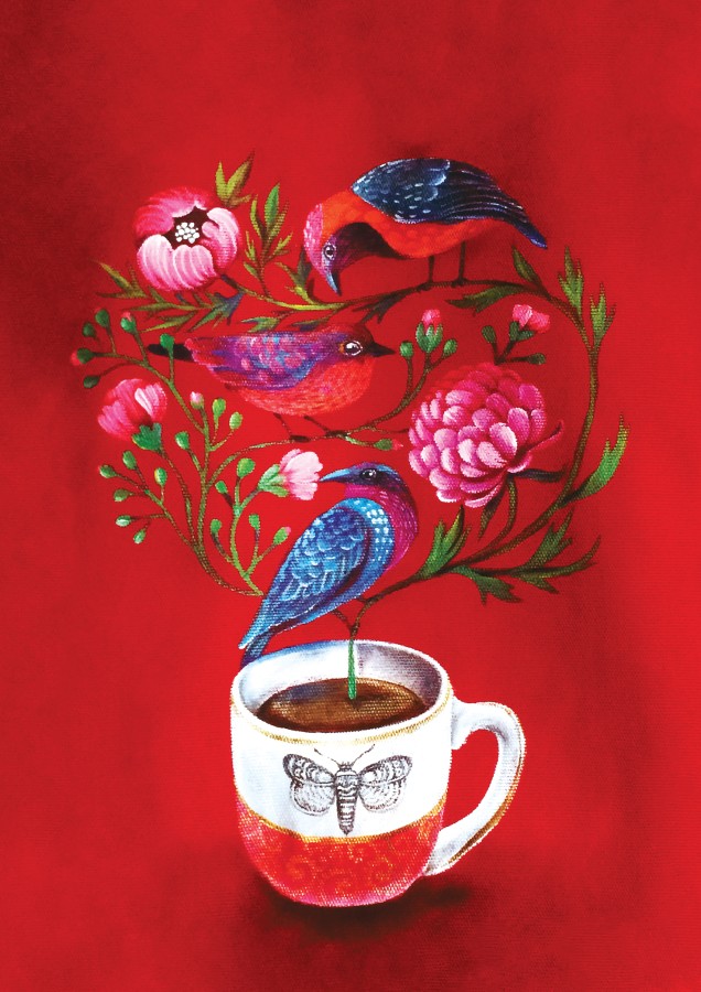 Poster BIRD TEA