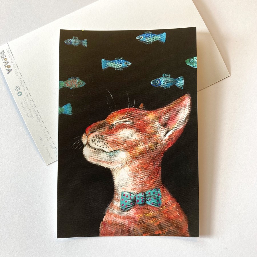 Postcard CAT and FISH