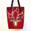 THE FOREST SPIRIT. Hand painted bag.