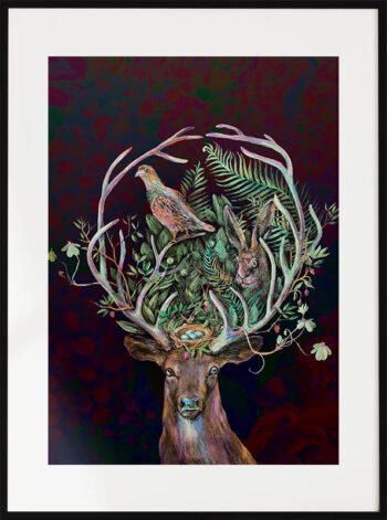 Elnias, kurio raguose žolynai ir gyviai